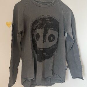 Nununu the Warrier Shirt. Vintage Grey. Size 7 Unisex